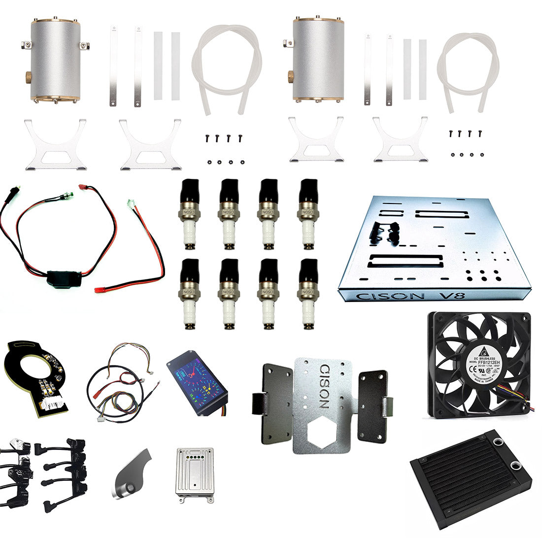 CISON MCU Ignition Kit for CISON V8 Engine Model LS-52 - stirlingkit