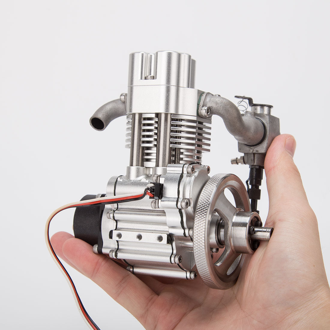 ENJOMOR GS-DK01 4 Stroke Single Cylinder Gas Power Engine RTR 14000rpm 8cc - stirlingkit
