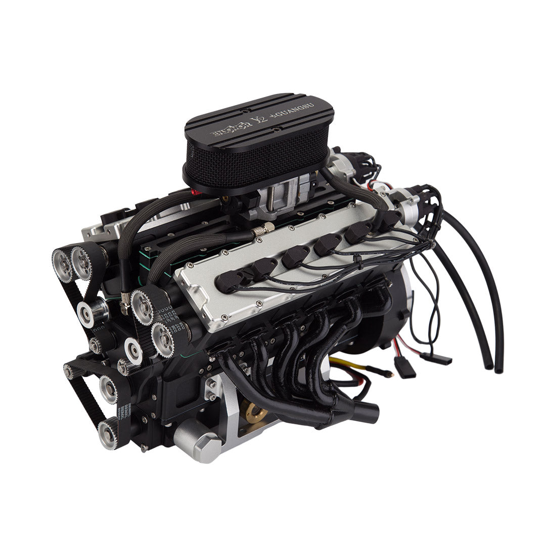 ENJOMOR V12 GS-V12 72CC Large Scale V12 DOHC Four-Stroke Gasoline Engine Model Water-Cooled Electric Start