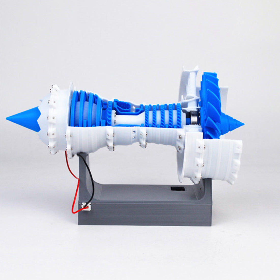 3D Printed Aero Engine Model Turbofan Jet Engine Model DIY Stem Engine Toy - Ordinary Static Type - stirlingkit