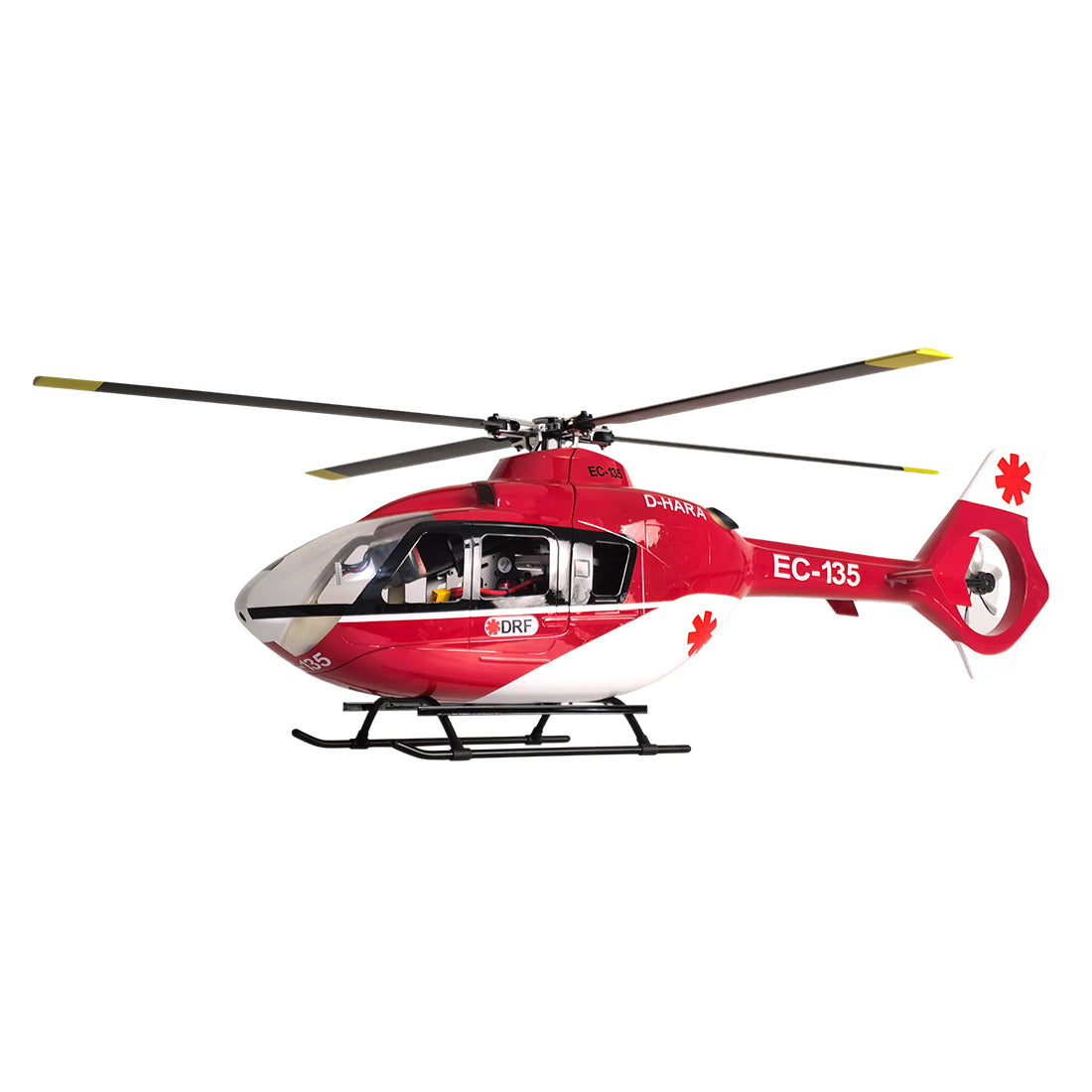 FLISHRC FL500 EC135 Super Scale 500 Size GPS RC Helicopter Model RTF with L7 Remote Controller - stirlingkit