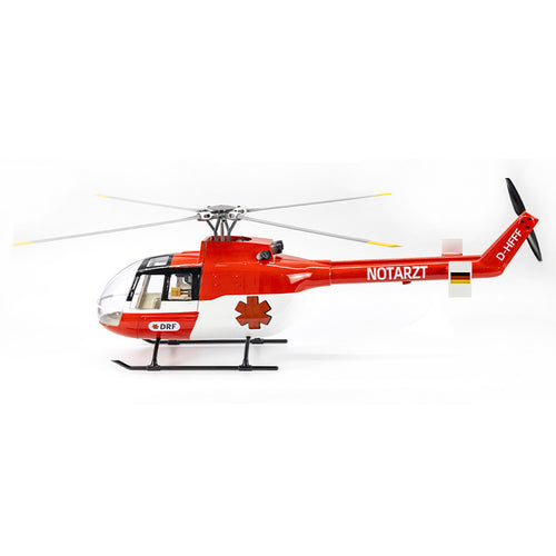 FLYWING BO105 470 Size Scale GPS Heli Drone 2.4G 6CH Big Military RC Helicopter With H1 Flight Controller