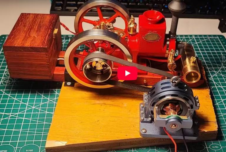 12V High Power Permanent Magnet Dc Generator Alternator for HOWIN/ENJOMOR/RETROL/SEMTO Engine Models Modification - stirlingkit