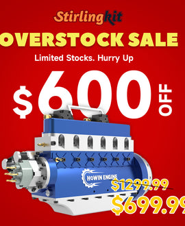 HOWIN L6-210 21cc Straight-six Four-Stroke Gasoline Engine Model Building Kits Water-cooled 13500rpm