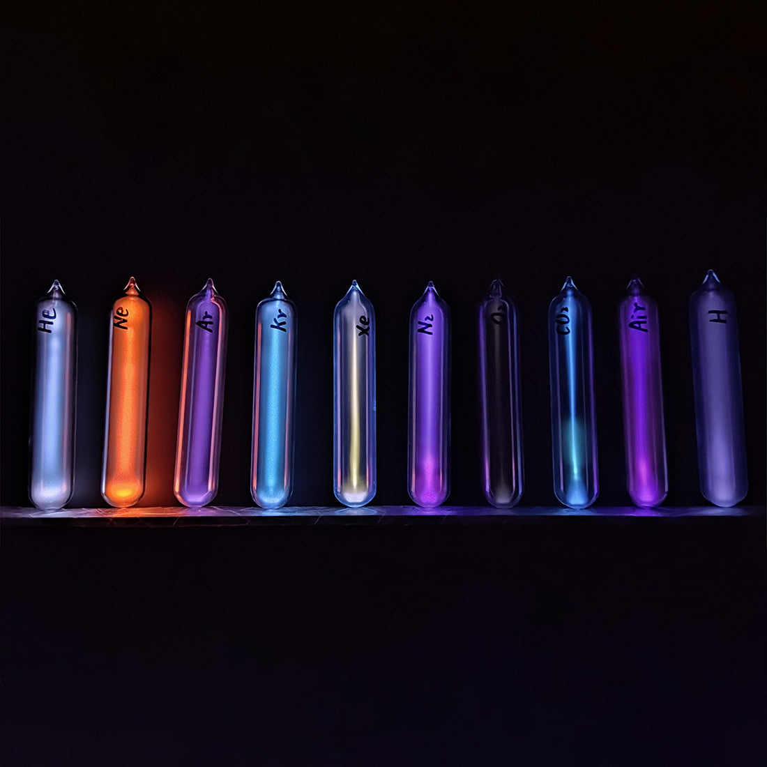Inert Gas Glow Tube + Planar Induction Coil Driver Set - stirlingkit