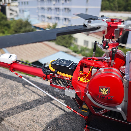 JCZK 300C PRO 12CH Super Simulation Smart RC Helicopter RTF With GPS One-key Return Hover H1 Pro Flight Control Flybarless - stirlingkit