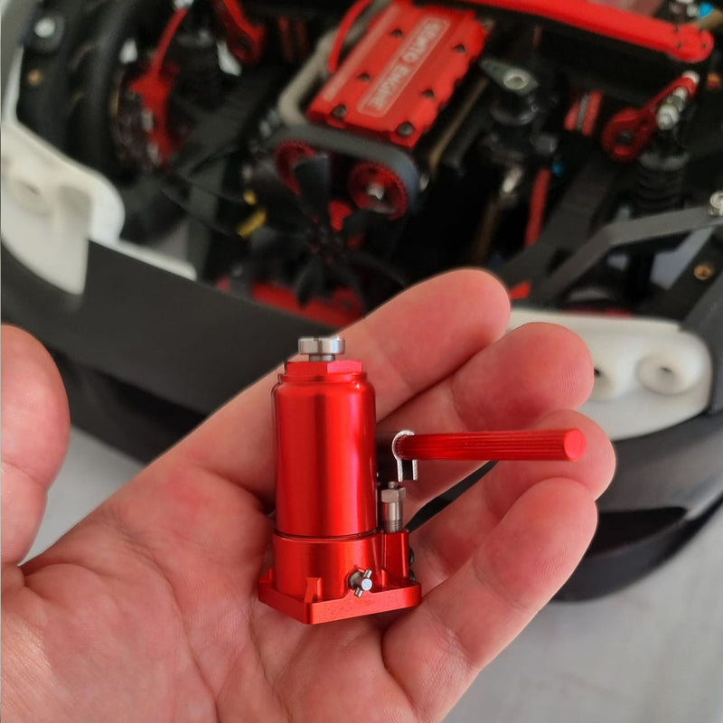 JDM-163 Metal Hydraulic Jack Model Vertical Jack Accessory for 1/10 RC Cars - stirlingkit