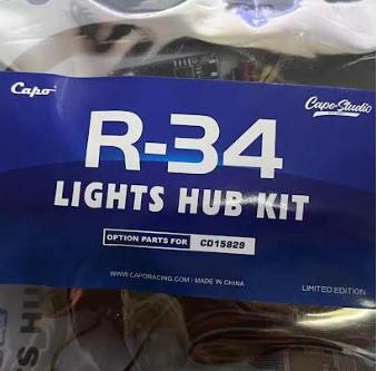 Light Hub Kit for CAPO Skyline GTR R34 Car Model - stirlingkit