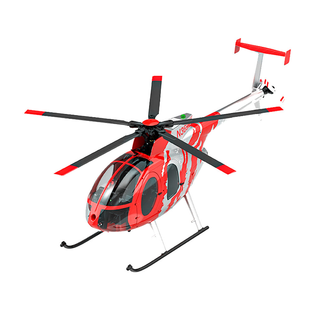 YU XIANG F119S MD500 MH-6 Little Bird Military GPS RC Helicopter Model RTF 1/16 Scale 250-Class 2.4G 9CH 6G/3D & Openable Cockpit - stirlingkit