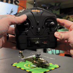 WLTOYS XK 170 Blackhawk UH-60L RC Helicopter With Landing Pad and Display Stand K170 - stirlingkit