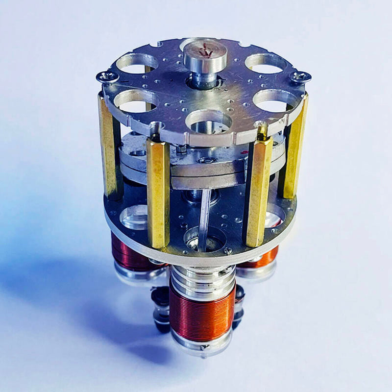 Mini Duke Engines – 3 Cylinder 4 Stroke Brushless Axial Piston Engine Electromagnetic Motor - stirlingkit