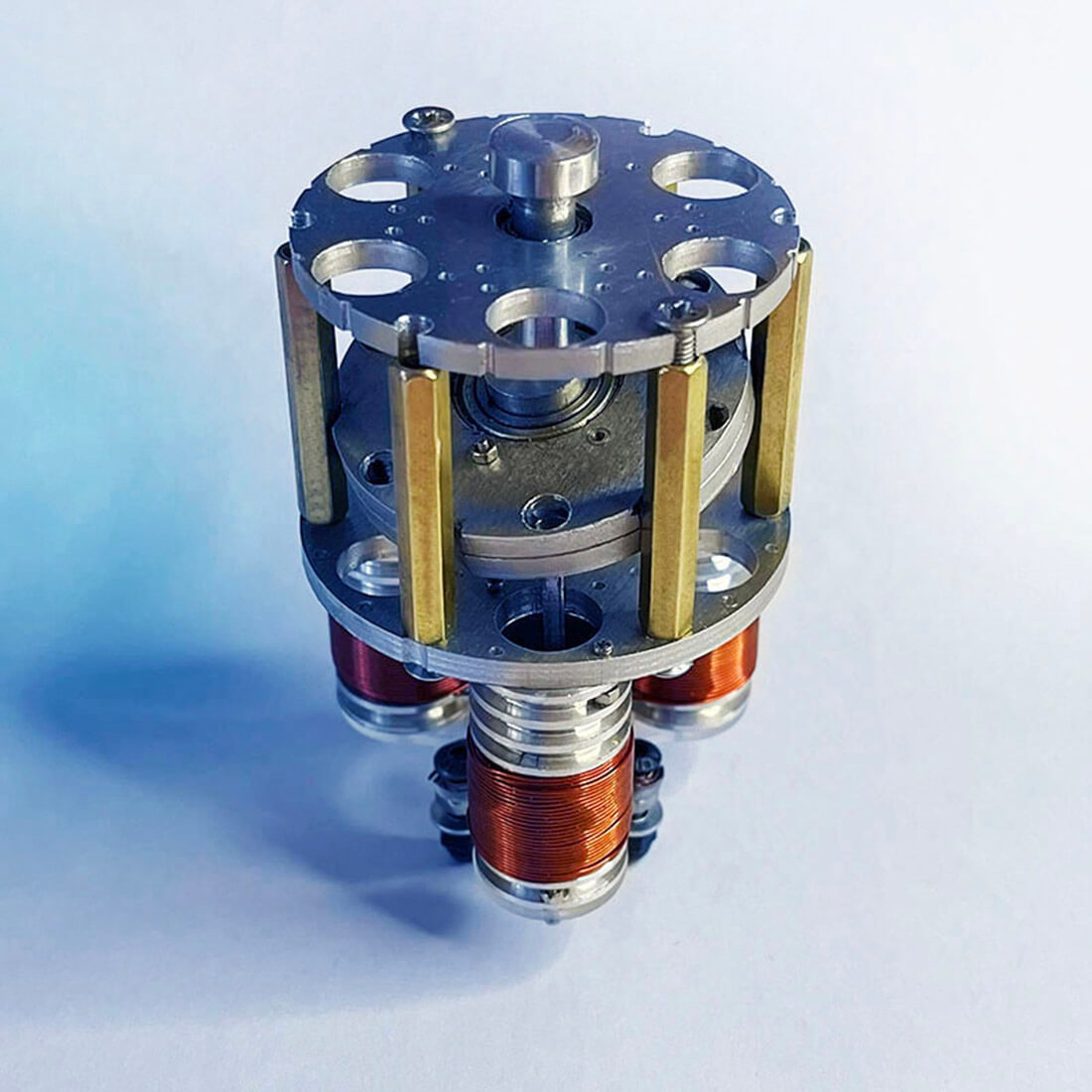 Mini Duke Engines – 3 Cylinder 4 Stroke Brushless Axial Piston Engine Electromagnetic Motor - stirlingkit