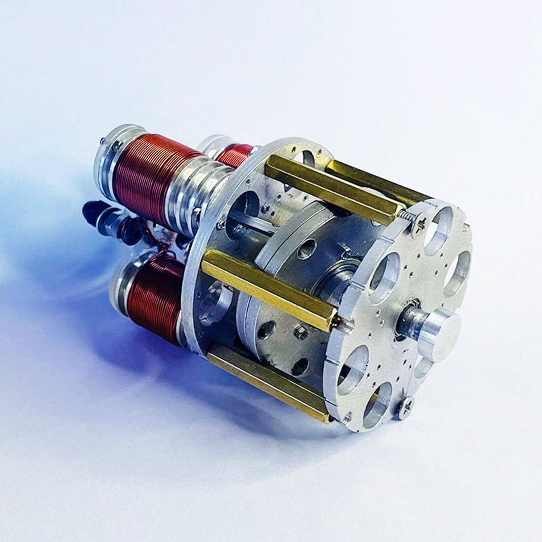 Mini Duke Engines – 3 Cylinder 4 Stroke Brushless Axial Piston Engine Electromagnetic Motor - stirlingkit
