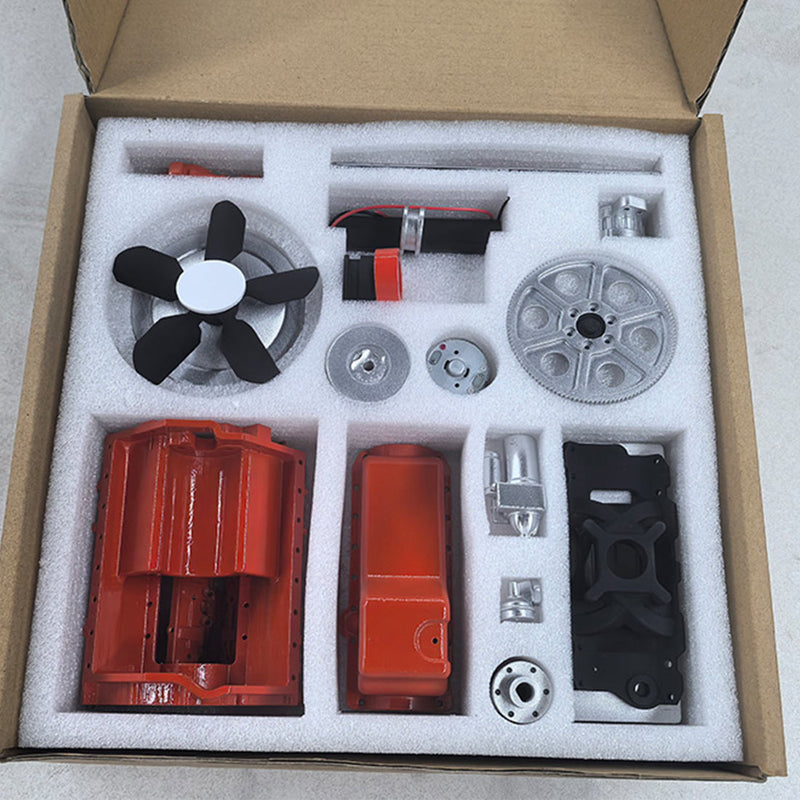 Scale Engine Kit ENJOMOR 1/6 Scale Big Block V8 Engine Kits That Works Fully 3D Printed ...