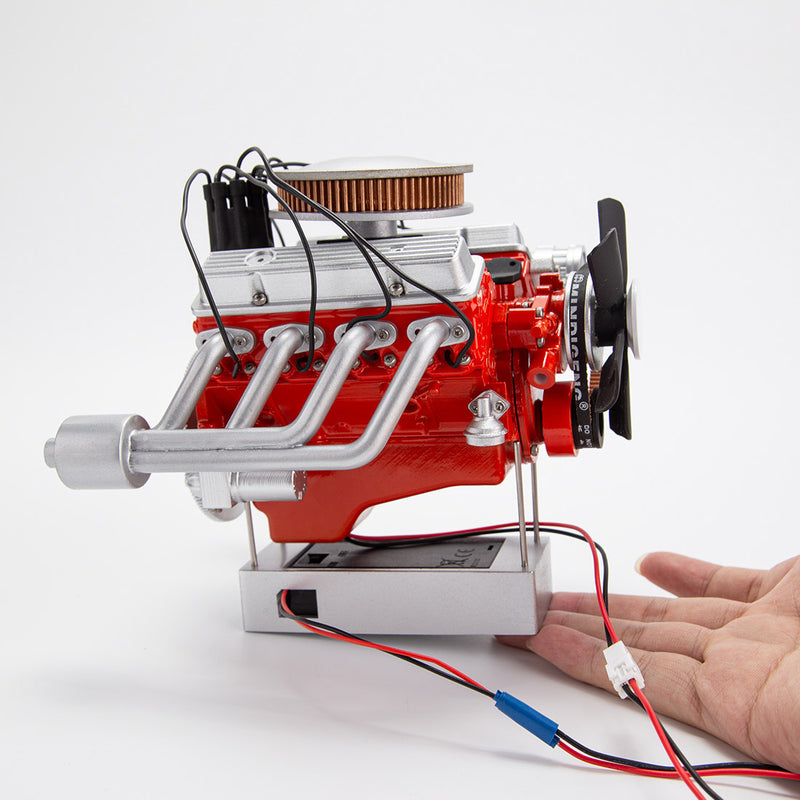 Scale Engine Kit ENJOMOR 1/6 Scale Big Block V8 Engine Kits That Works Fully 3D Printed ...