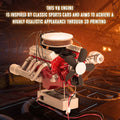 ENJOMOR 1/6 Scale Big Block V8 Engine Kits That Works Fully 3D Printed - stirlingkit