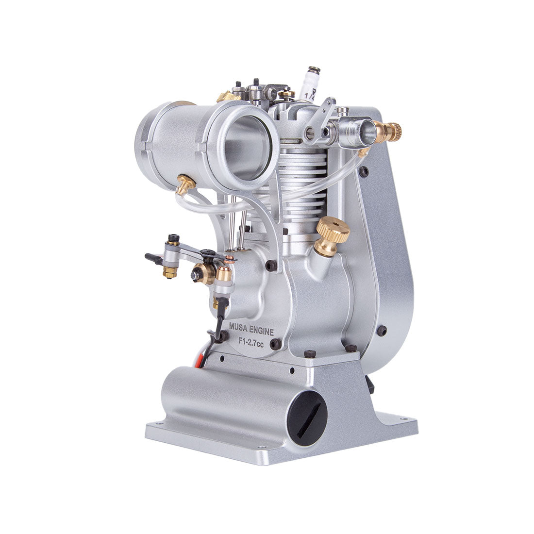 MUSA F1-2.7cc Mini Single-Cylinder 4-Cycle OHV Gas Stationary Engine 4 Stroke Air-cooled Engine Model - stirlingkit