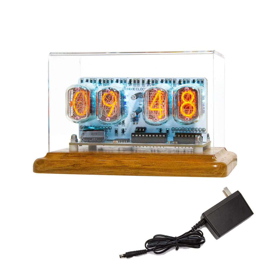 Nostalgic Nixie Tube Clock IN-12 Retro Electronic Clock - stirlingkit