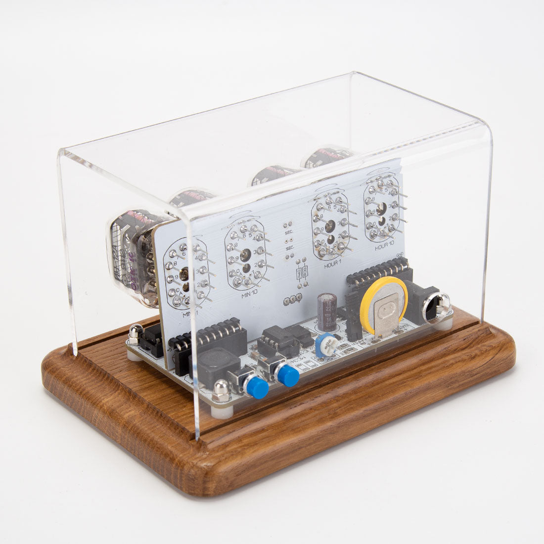 Nostalgic Nixie Tube Clock IN-12 Retro Electronic Clock - stirlingkit