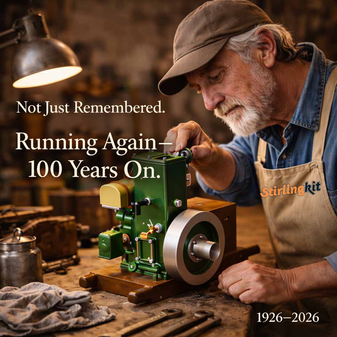 RETROL & OKMO D Type Sationary Engine Model Miniature Internal Combustion Engine - stirlingkit