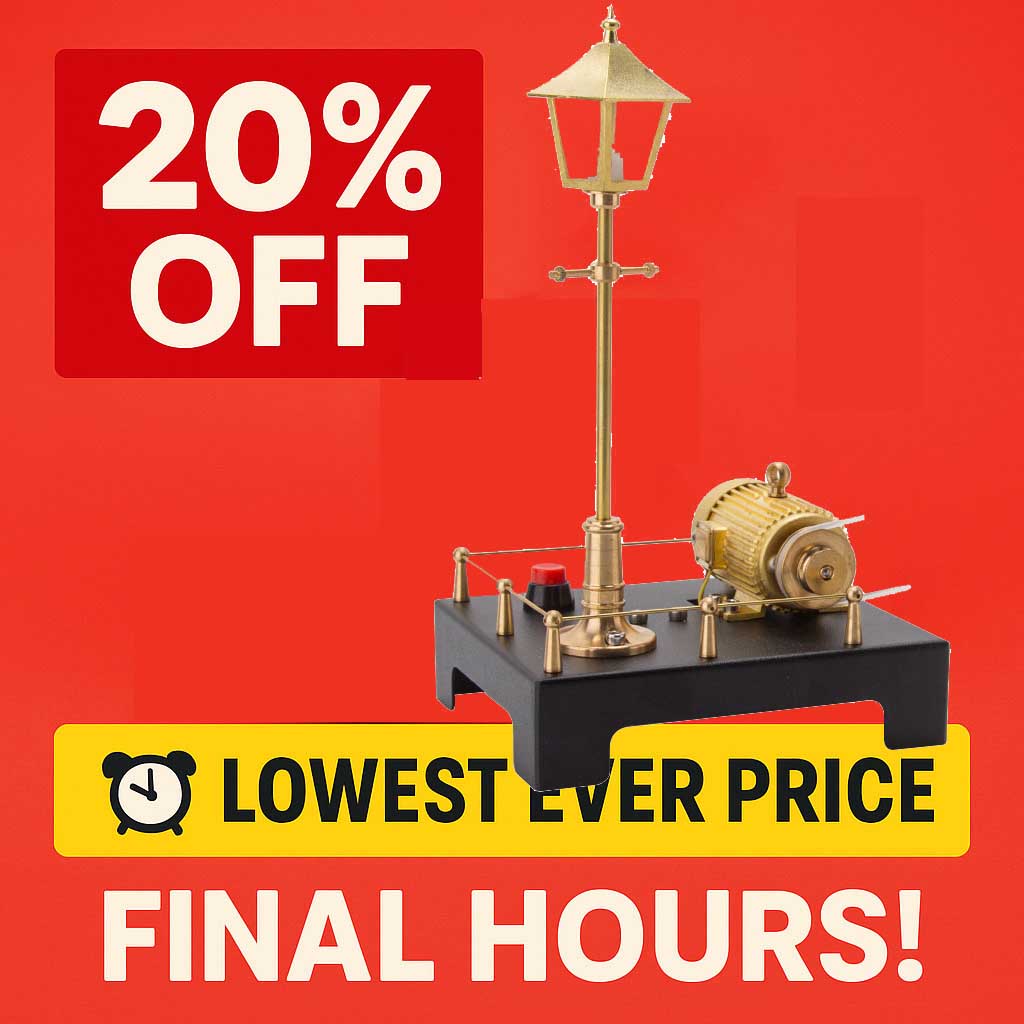 Generator & Streetlight Model Kits for RETROL Miniature Steam Engine