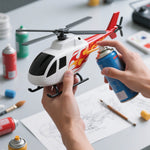 RC Helicopter Spray Painting Service | Custom Colors & Patterns