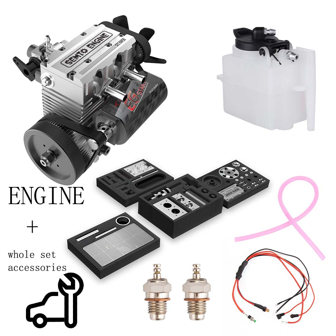 Must-have Accessories for 1:8 Supra RC Sports Car Project - stirlingkit
