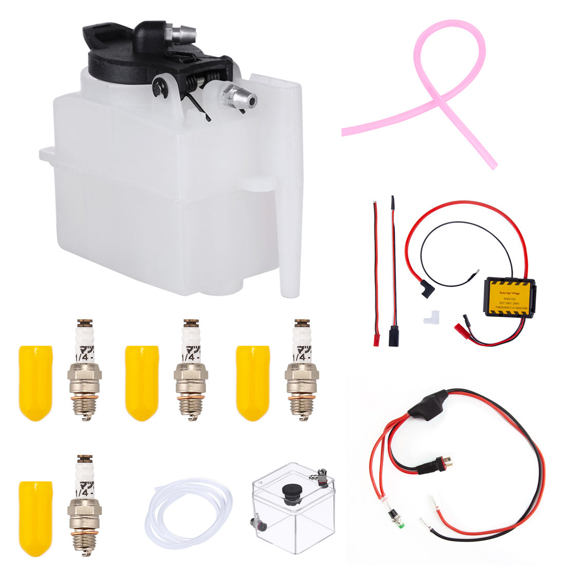4-in-1 Igniter Glow Plugs Y Fitting Starter Kit for TOYAN FS-L400 Engine Model Upgrade - stirlingkit