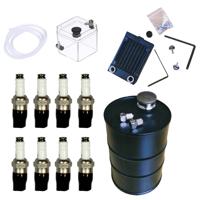 Starter Kit With Water-Cooling Radiator Tank Kits for Cison V8 Engine ...