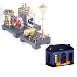 RETROL DIY Steam Beam Engine Model with Boiler & Centrifugal Flyball ...