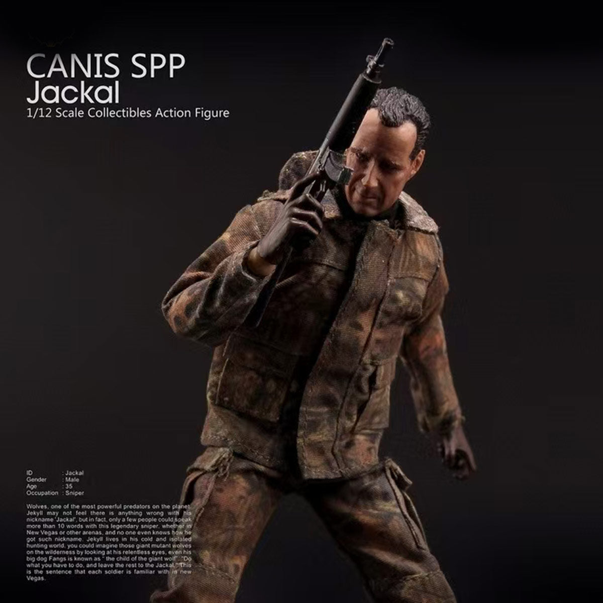 1/126 Scale RC Pilot Figure with Movable Joints for JCZK 300C PRO RC Helicopter - stirlingkit