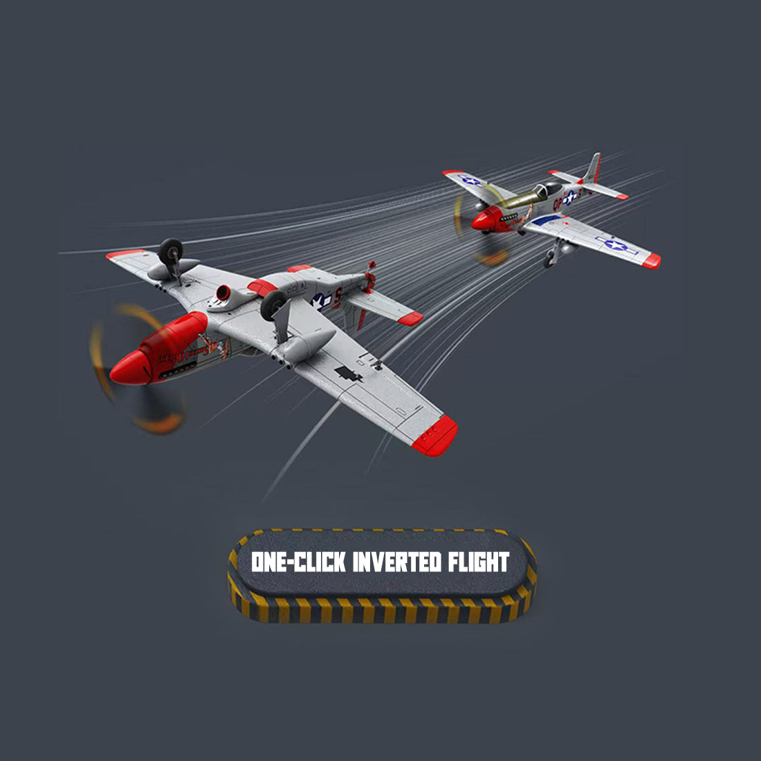 1/16 Scale Composite ARF Model Aircraft RC P-51D RTF 685mm Wingspan RCFixed Wing Aircraft - stirlingkit