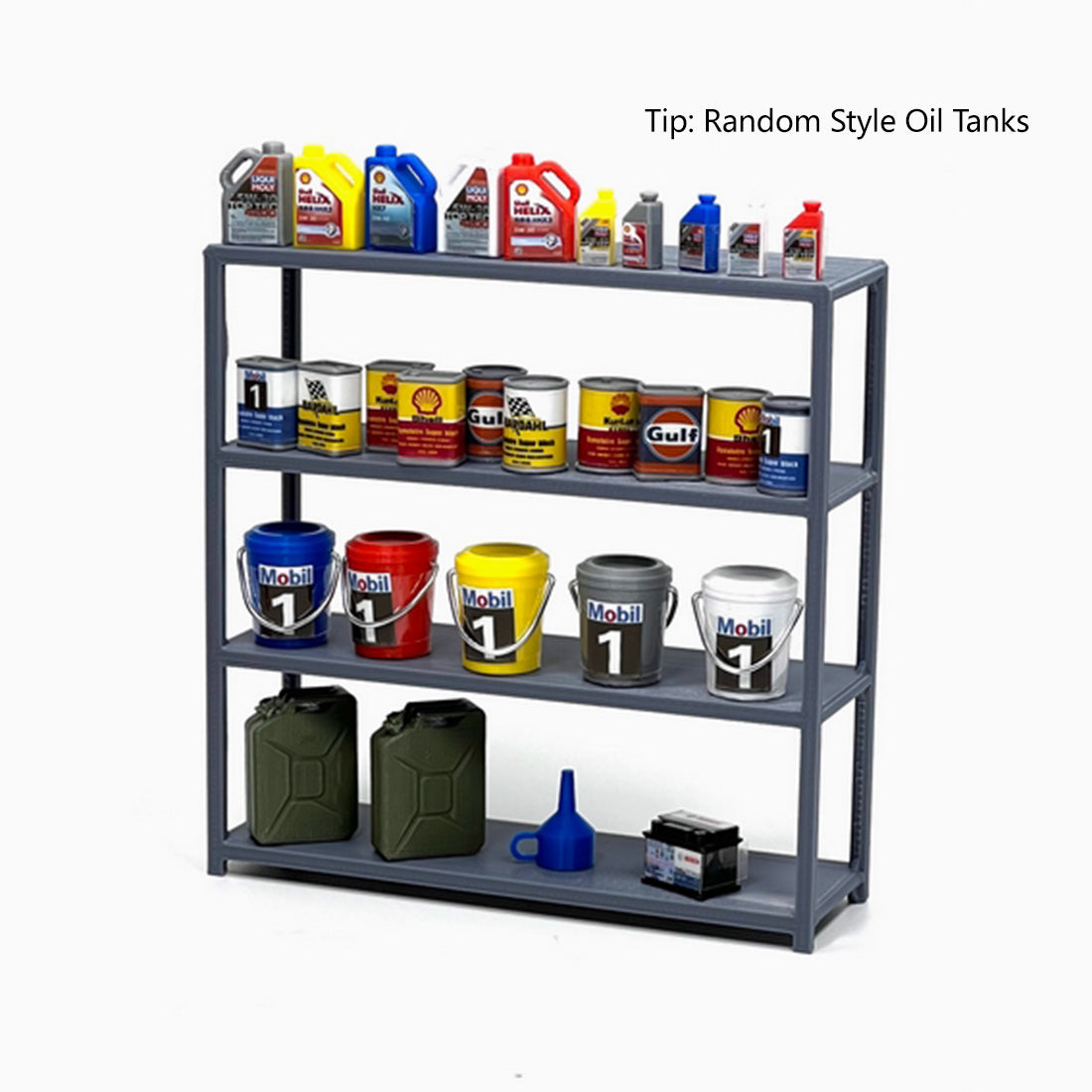 1:18 Car Repair Garage Model Kit – DIY Workshop Scene Accessories & Gift Decor