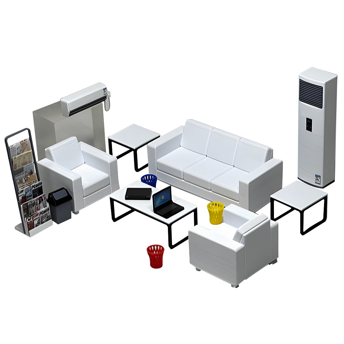 1:18 Car Repair Garage Model Kit – DIY Workshop Scene Accessories & Gift Decor - stirlingkit