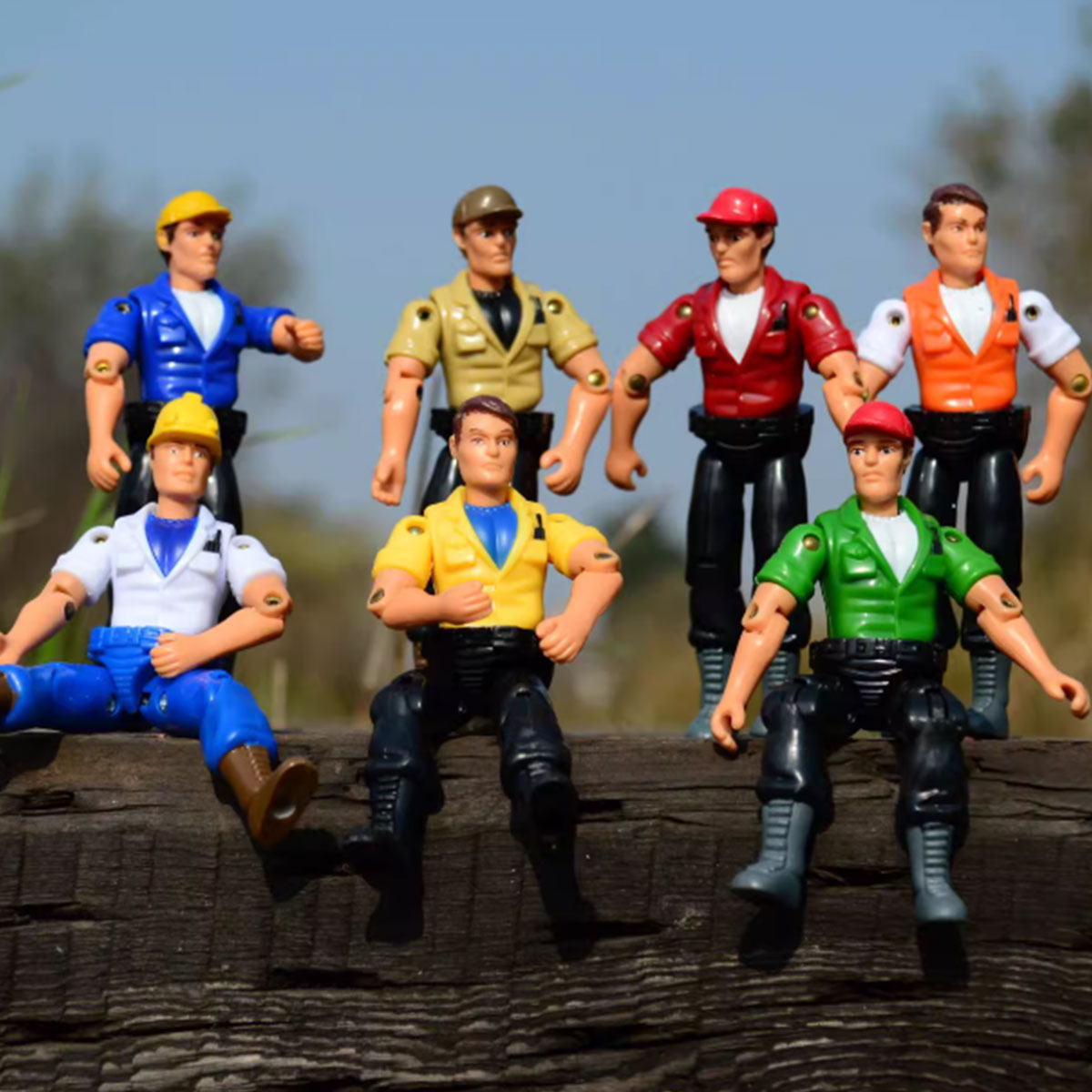 1/18 Scale 10cm Engineer Worker Action Man Figure - stirlingkit