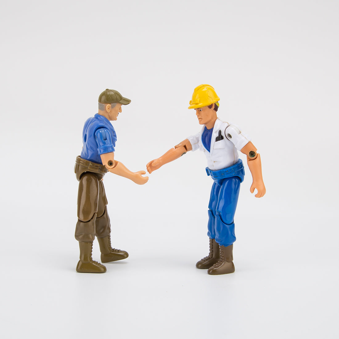 1/18 Scale 10cm Engineer Worker Action Man Figure - stirlingkit