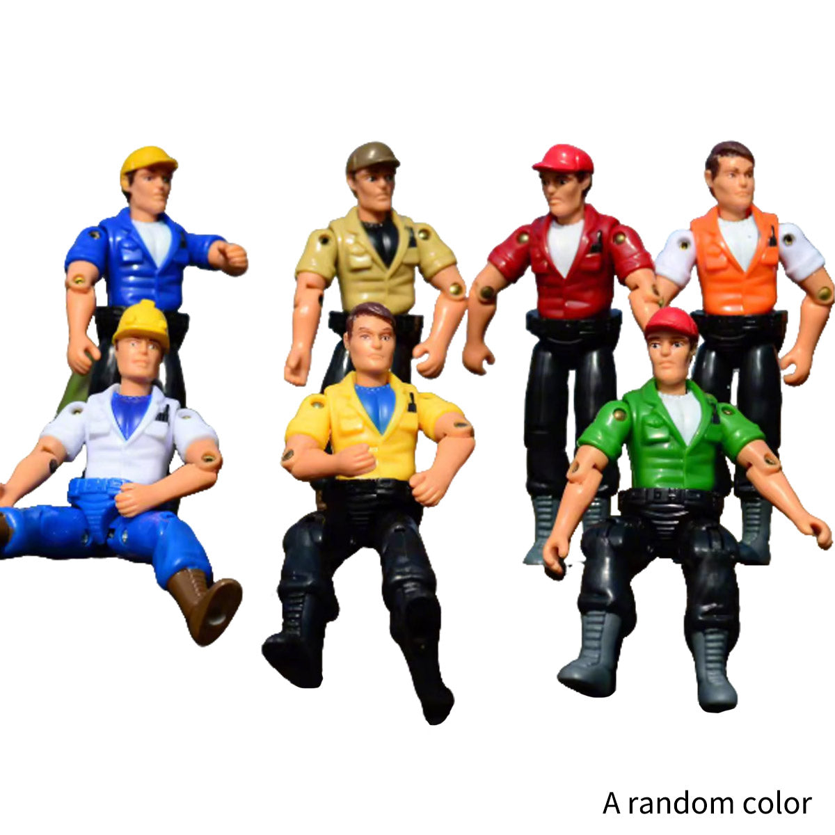 1/18 Scale 10cm Engineer Worker Action Man Figure - stirlingkit