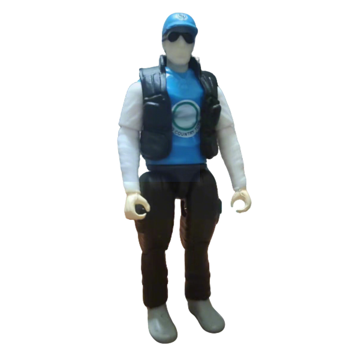 1/18 Scale 3.5-Inch figure Action Man Garage Biker with Movable Joint