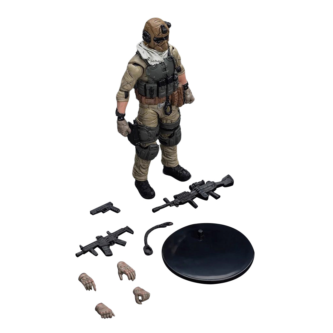 1/18 Scale Modern Special Forces Pilot Figure Soldier for FLISHRC FL500 Large Scale 500 Size RC Helicopter - stirlingkit