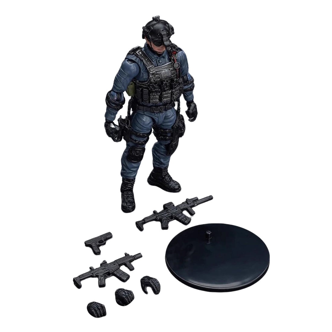 1/18 Scale Modern Special Forces Pilot Figure Soldier for FLISHRC FL500 Large Scale 500 Size RC Helicopter - stirlingkit