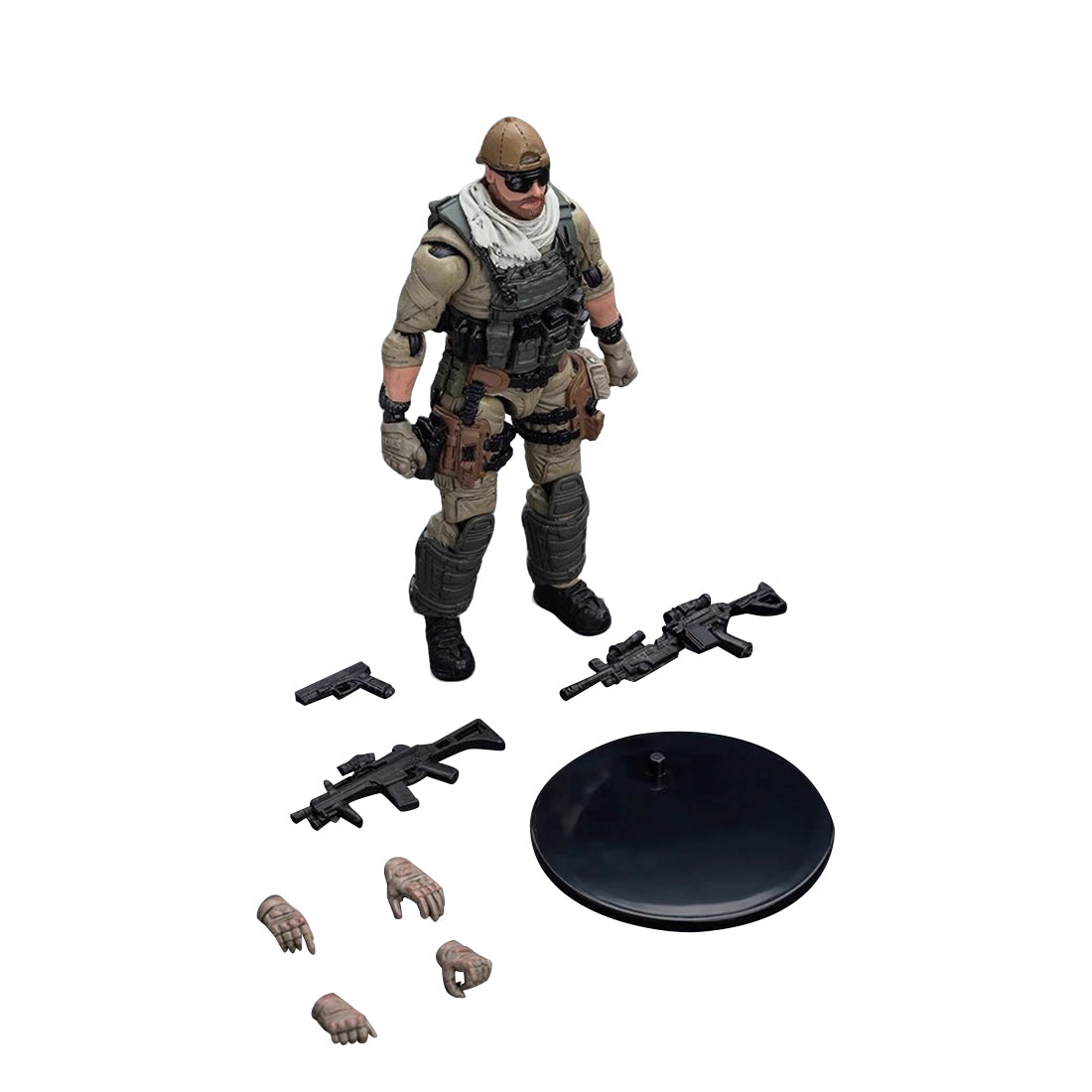 1/18 Scale Modern Special Forces Pilot Figure Soldier for FLISHRC FL500 Large Scale 500 Size RC Helicopter - stirlingkit