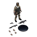 1/18 Scale Modern Special Forces Pilot Figure Soldier for FLISHRC FL500 Large Scale 500 Size RC Helicopter