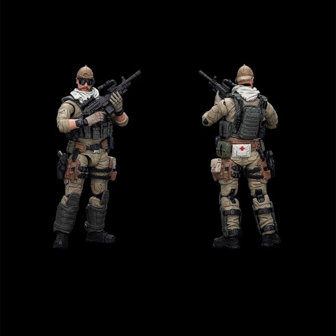 1/18 Scale Modern Special Forces Pilot Figure Soldier for FLISHRC FL500 Large Scale 500 Size RC Helicopter - stirlingkit