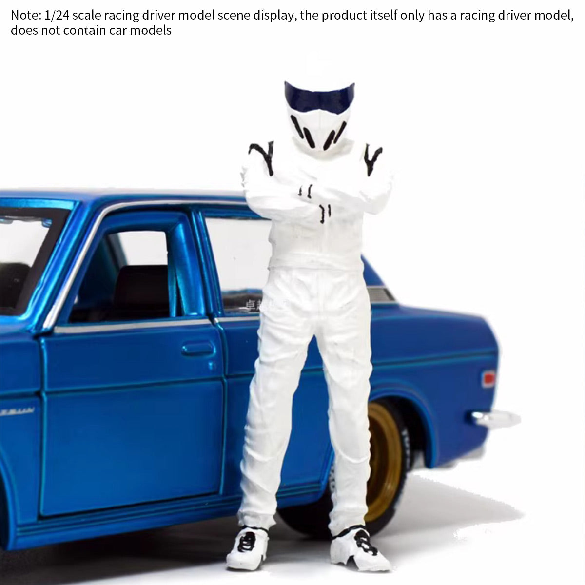 1/24 Scale Male Racecar Driver Action Figure - stirlingkit