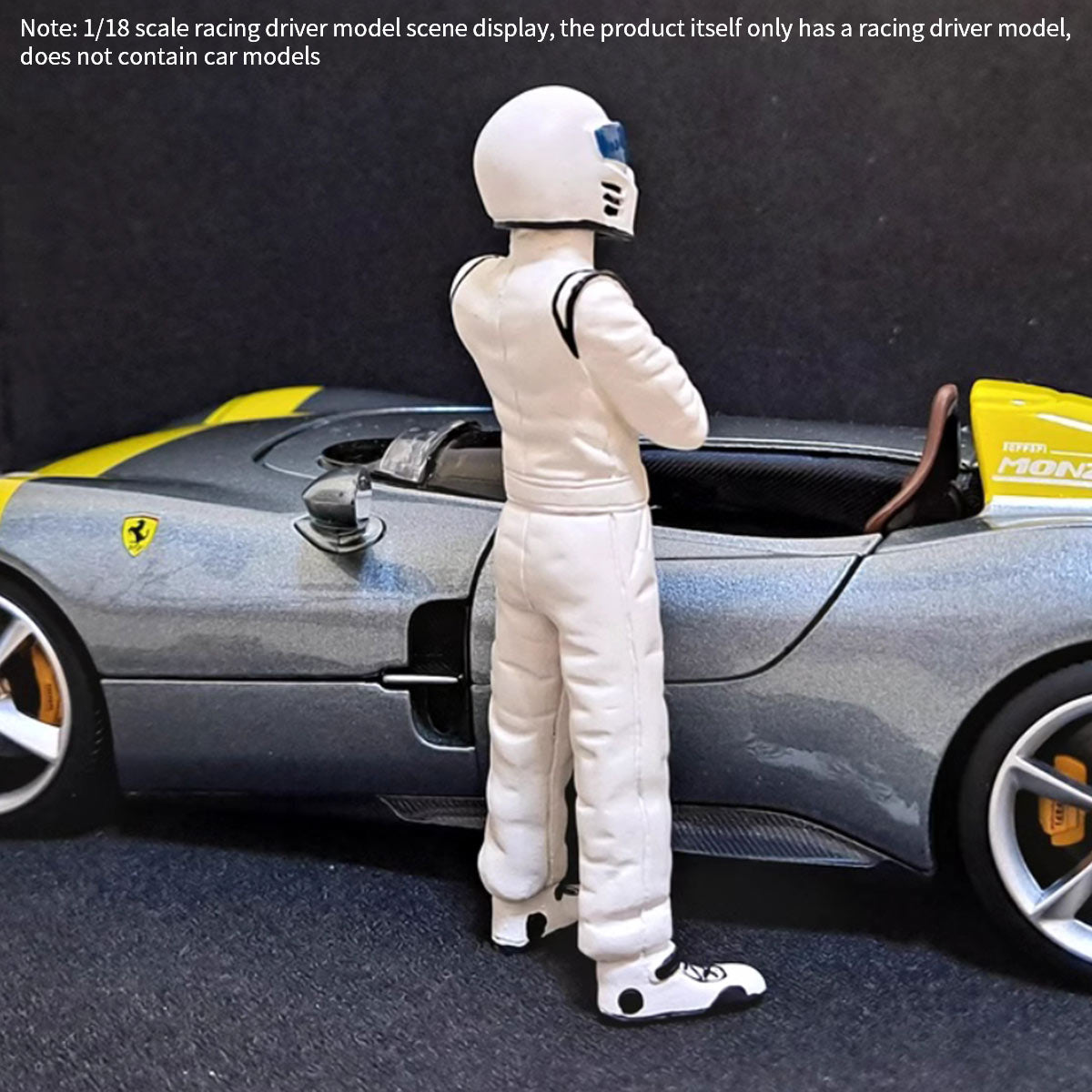 1/24 Scale Male Racecar Driver Action Figure - stirlingkit
