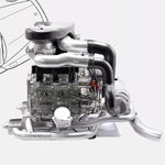 1/3 Scale DIY Flat-six Engine Model Building kits Build Your Own Functional Horizontally Opposed-six Cylinder Engine with Working Turbocharger