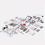 1/3 Scale DIY Flat-six Engine Model Building kits Build Your Own Functional Horizontally Opposed-six Cylinder Engine with Working Turbocharger
