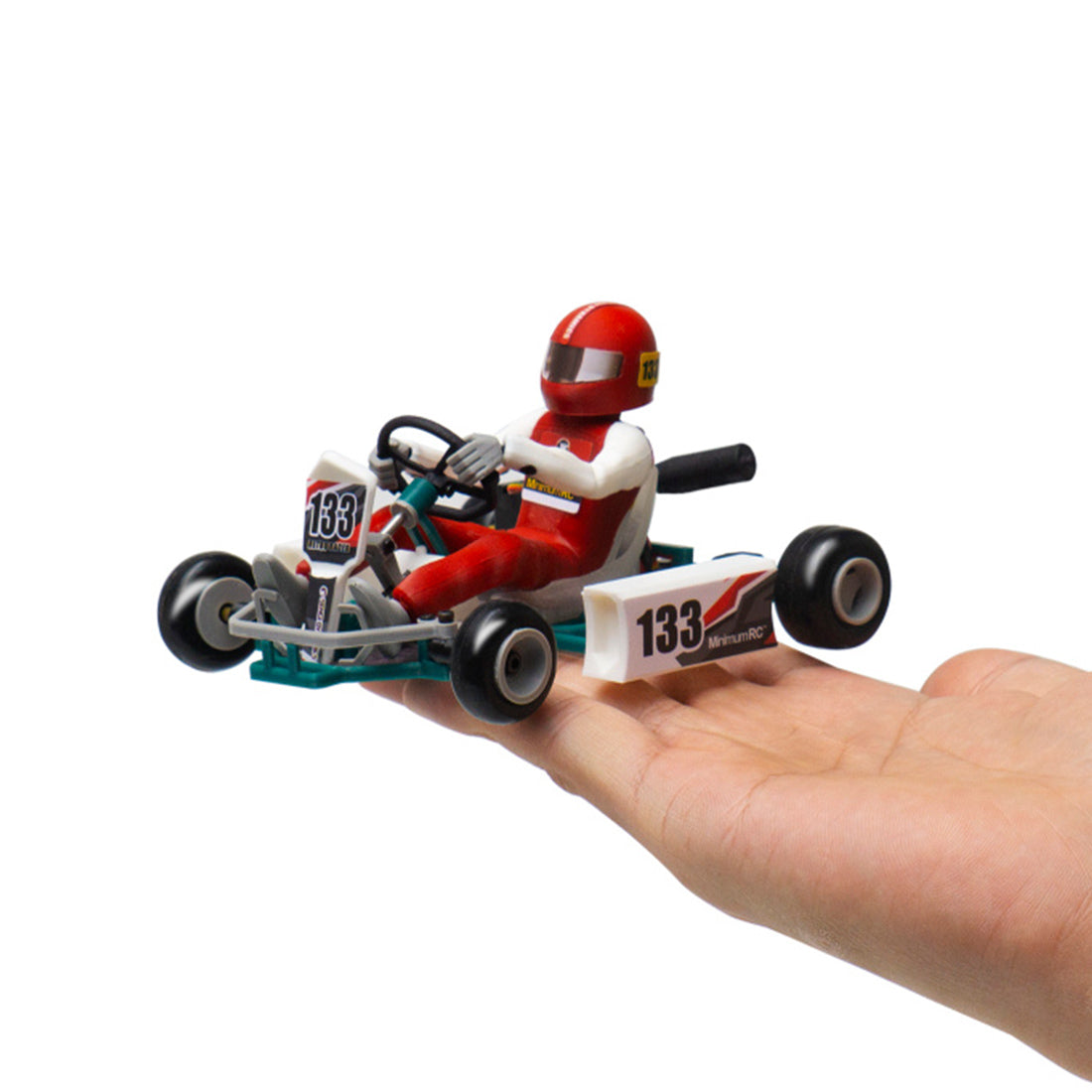 1/32 Mini Retro RC Go-Kart with Driver – Build Your Own Racing Kart 2.4G