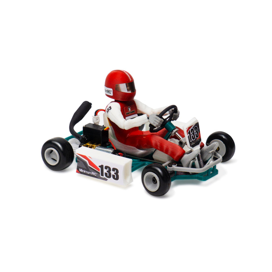 1/32 Mini Retro RC Go-Kart with Driver – Build Your Own Racing Kart 2.4G