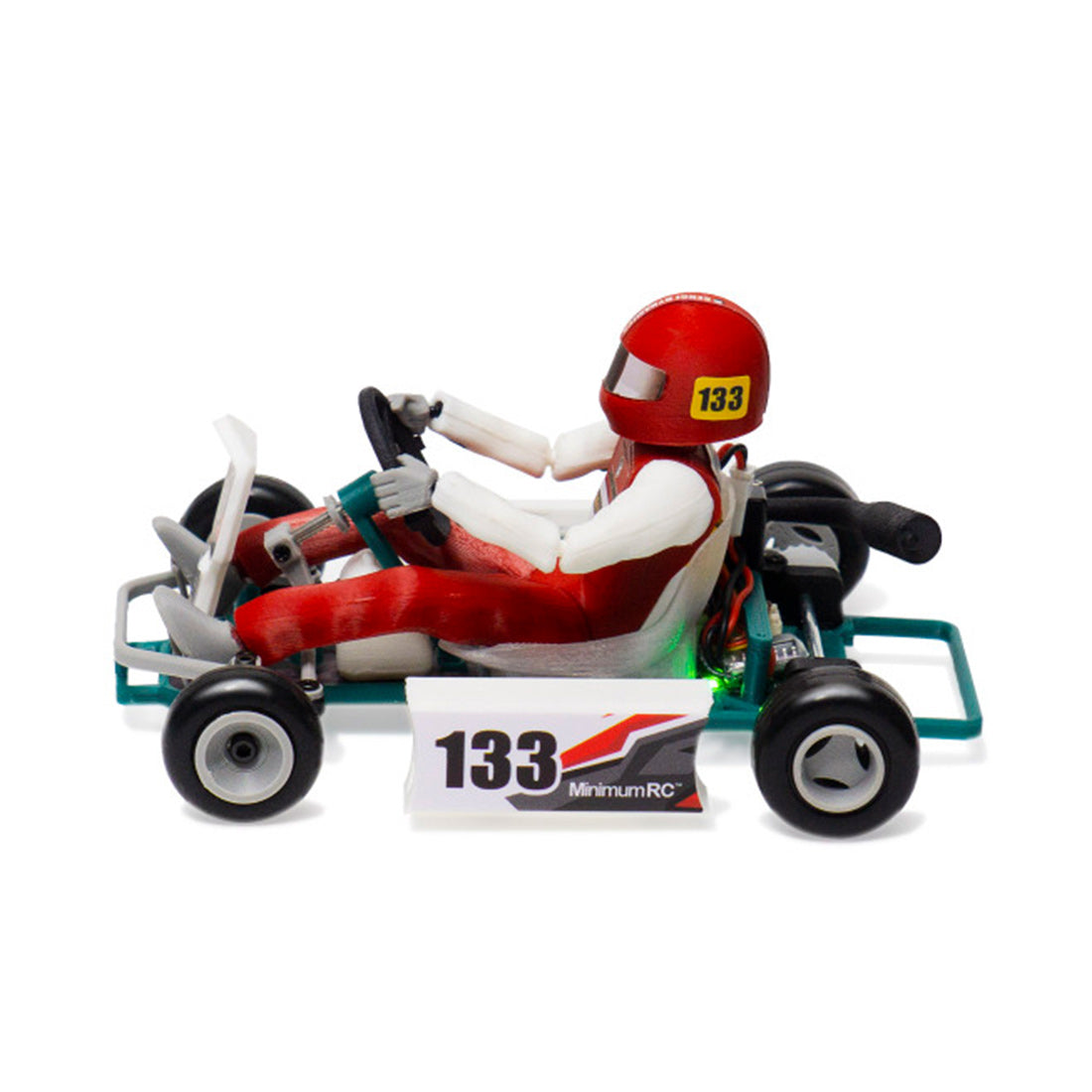 1/32 Mini Retro RC Go-Kart with Driver – Build Your Own Racing Kart 2.4G